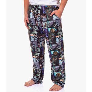 Star Wars Character Scenes Fleece Pajama Pants Men's SZ M